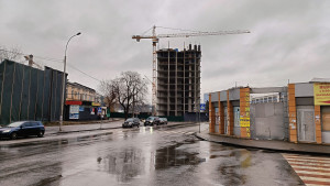 Будівництво на території Київгуми